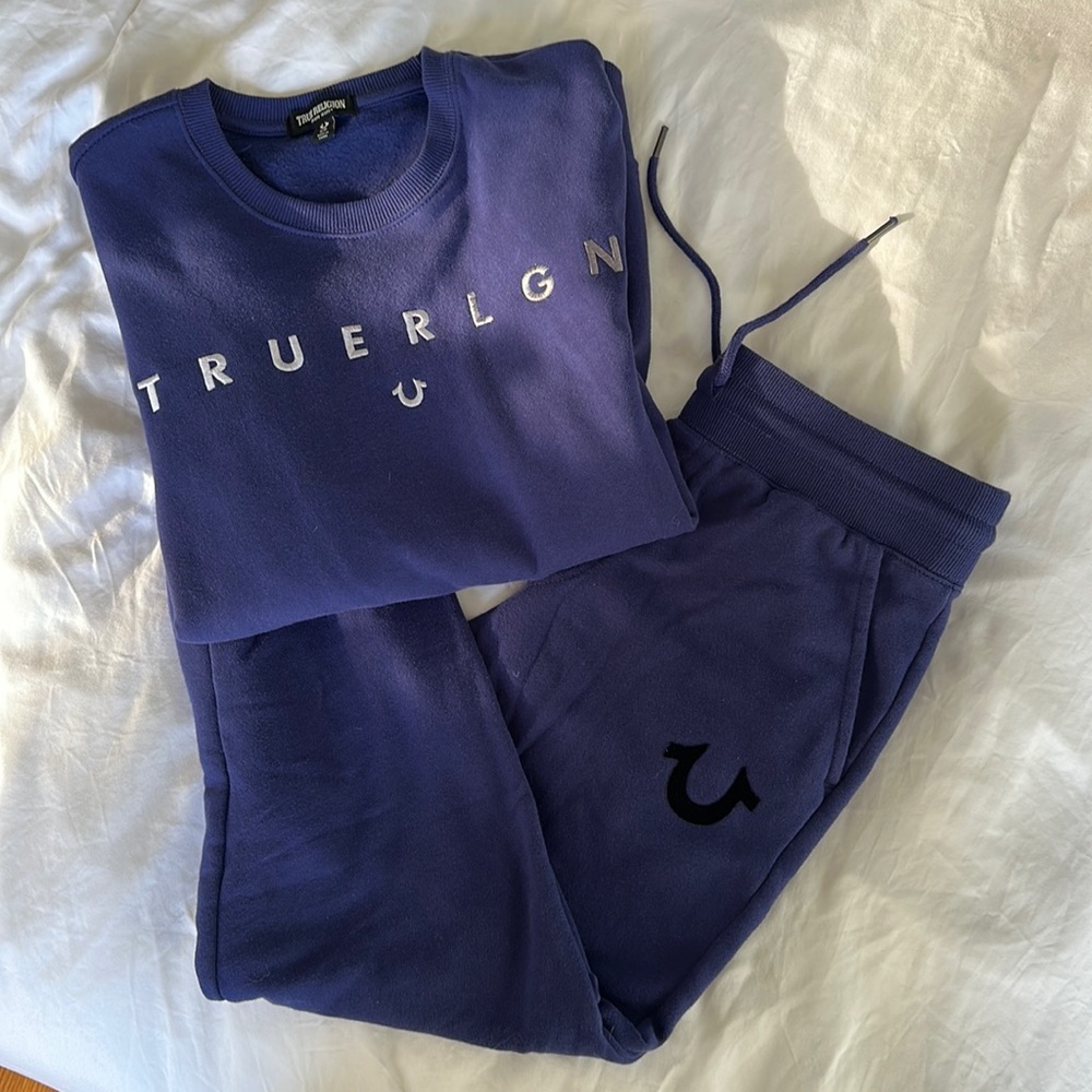 True Religion Sweater & Jogger Set